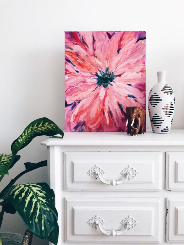 Pink Flower Painting